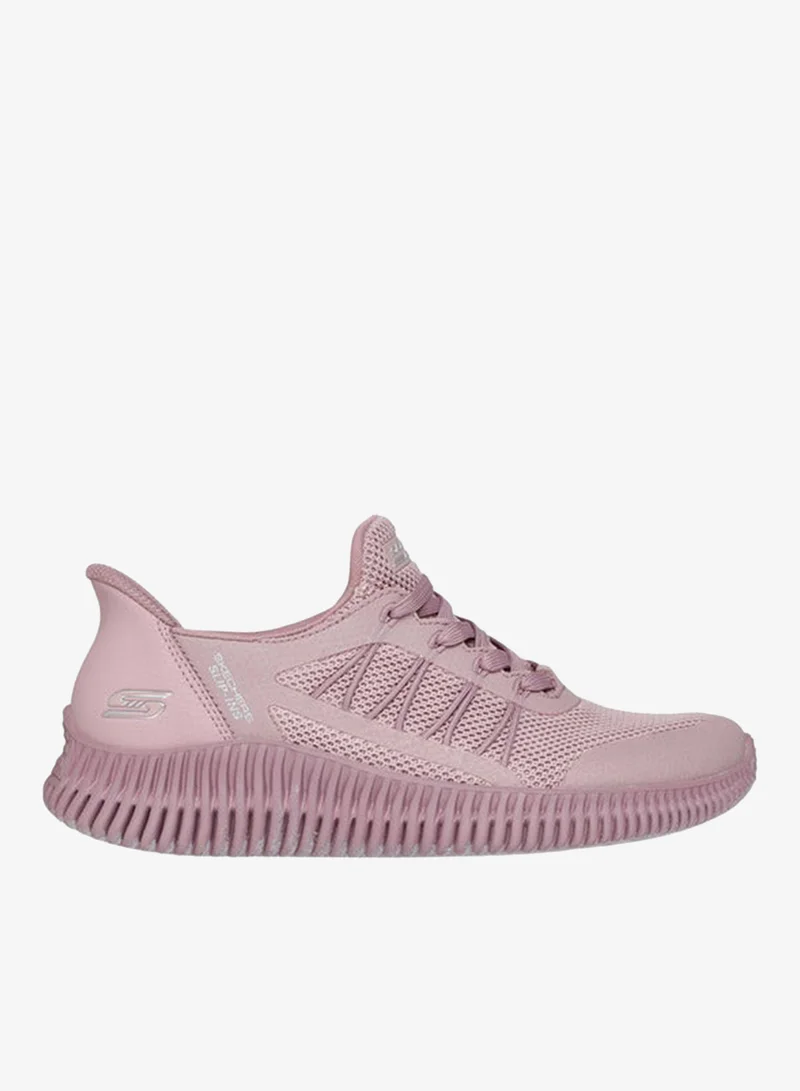 SKECHERS Women's BOBS GEO LITE Slip-On Sports Shoes - 117413-ROS